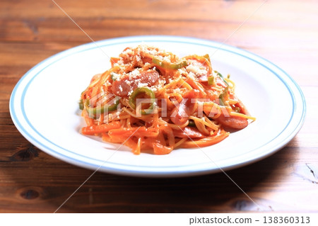 Old-fashioned coffee shop style Neapolitan spaghetti Old-fashioned coffee shop style Neapolitan spaghetti 138360313