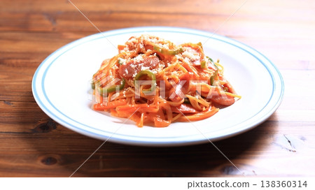 Old-fashioned coffee shop style Neapolitan spaghetti Old-fashioned coffee shop style Neapolitan spaghetti 138360314