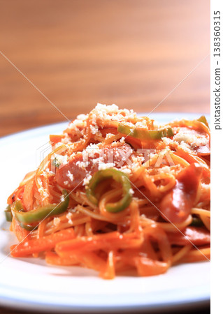Old-fashioned coffee shop style Neapolitan spaghetti 138360315