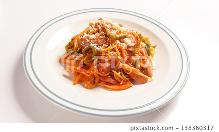 Old-fashioned coffee shop style Neapolitan spaghetti Old-fashioned coffee shop style Neapolitan spaghetti 138360317