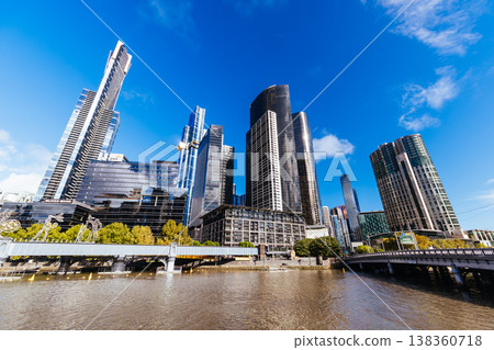 Yarra River Views of Melbourne in Australia Yarra River Views of Melbourne in Australia 138360718