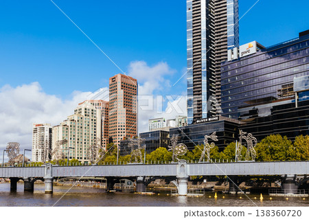 Yarra River Views of Melbourne in Australia Yarra River Views of Melbourne in Australia 138360720