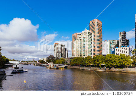 Yarra River Views of Melbourne in Australia Yarra River Views of Melbourne in Australia 138360724