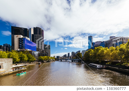 Yarra River Views of Melbourne in Australia Yarra River Views of Melbourne in Australia 138360777