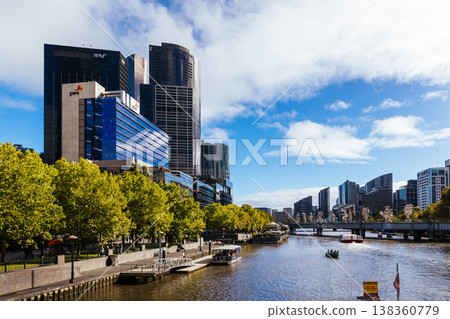 Yarra River Views of Melbourne in Australia Yarra River Views of Melbourne in Australia 138360779