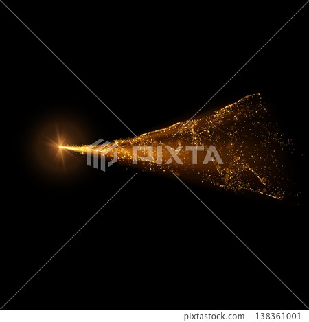Shooting star with glittering dust and sparkles trace trail, vector orange fireball flash with shimmery glow motion Shooting star with glittering dust and sparkles trace trail, vector orange fireball flash with shimmery glow motion 138361001