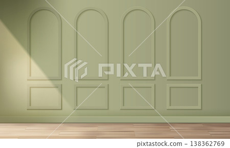 Realistic wall panels with classic wooden frames Realistic wall panels with classic wooden frames 138362769