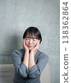 A woman relaxing on the sofa 138362864
