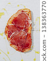 pa amb tomaquet covered with cured ham 138363770