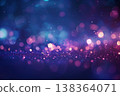 Abstract background image material with shimmering purple and soft effects. 138364071