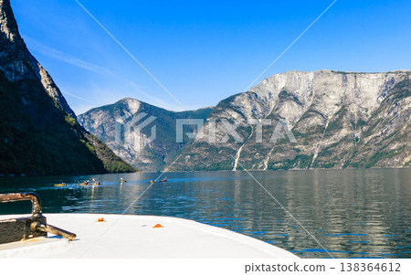 Tourism and travel. Mountains and fjord in Norway. Tourism and travel. Mountains and fjord in Norway. 138364612