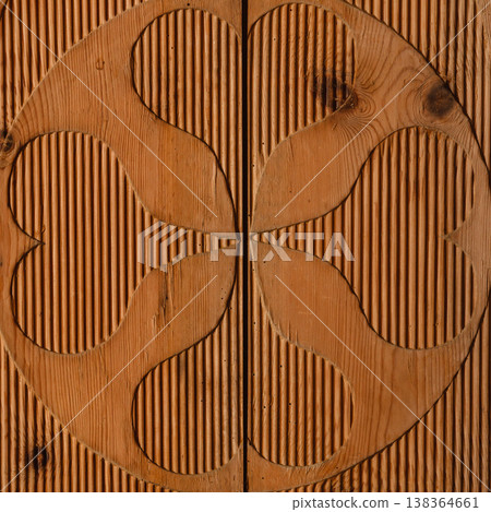 Light wooden wall detail board closeup Light wooden wall detail board closeup 138364661