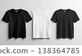Blank T-Shirt. Apparel Mockup For Your Design 138364785