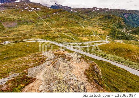 Mountains landscape. Norwegian route Sognefjellet 138365087