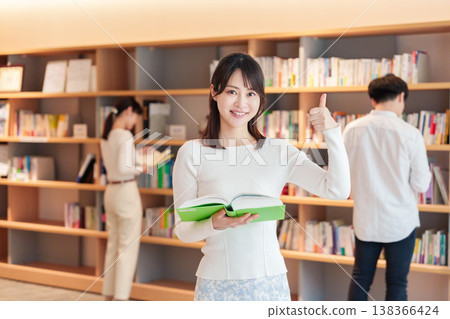 University students and the library on campus University students and the library on campus 138366424