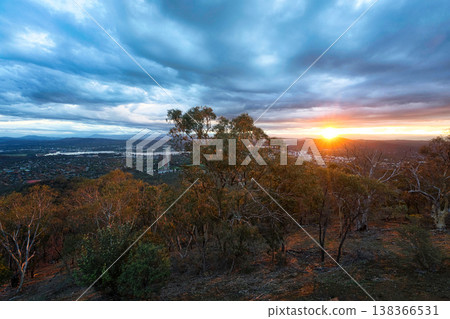 Canberra at night from Mount Ainslie Lookout 138366531