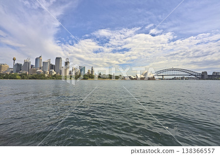 Sydney skyline with Harbour Bridge and Opera House Sydney skyline with Harbour Bridge and Opera House 138366557