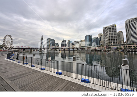 Sydney Pyrmont Bay during a cloudy day Sydney Pyrmont Bay during a cloudy day 138366559