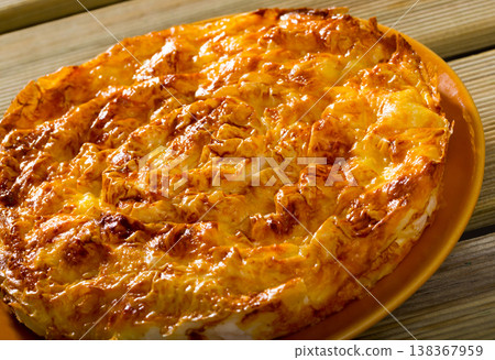 Traditional Bulgarian pie Banitsa Traditional Bulgarian pie Banitsa 138367959