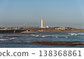El Hank Lighthouse on the Rocky Coast of Casablanca 138368861