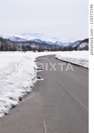 Roads cleared of snow in heavy snowfall areas Roads cleared of snow in heavy snowfall areas 138371546