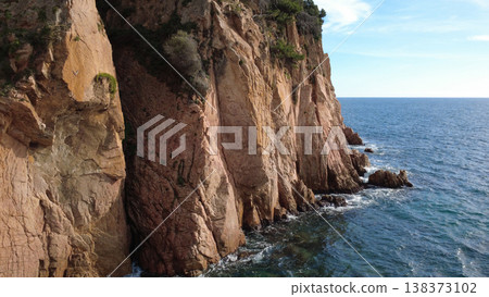 Cala Cap Roig Beach in Costa Brava Spain 138373102