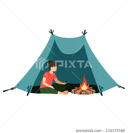 Outdoors, tents, camping, bonfires, outdoor chairs, transparency, nature, mountains, hiking, camping gear 138375566