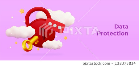 3d Data protection, safety, encryption, protection, privacy concept Padlock Lock with password Secure information transfer 3d Data protection, safety, encryption, protection, privacy concept Padlock Lock with password Secure information transfer 138375834