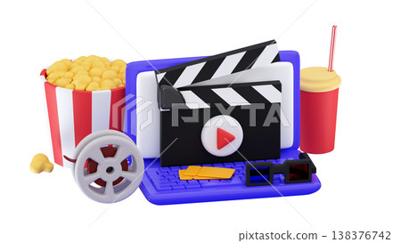 3d Online cinema movie concept Creative social media mobile modern playing video make money 3d Online cinema movie concept Creative social media mobile modern playing video make money 138376742