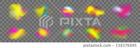 Prism rainbow light Holographic abstract blur spot Soft geometric blend Chameleon y2k aura shape gradient texture Prism rainbow light Holographic abstract blur spot Soft geometric blend Chameleon y2k aura shape gradient texture 138376895