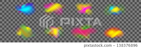 Prism rainbow light Holographic abstract blur spot Soft geometric blend Chameleon y2k aura shape gradient texture Prism rainbow light Holographic abstract blur spot Soft geometric blend Chameleon y2k aura shape gradient texture 138376896