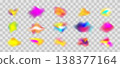 Prism rainbow light Holographic abstract blur spot Soft geometric blend Chameleon y2k aura shape gradient texture 138377164