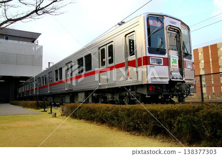 The 10030 series, train set 11267, is currently on display at the Railway Museum in Omiya, a town known for its railways. The 10030 series, train set 11267, is currently on display at the Railway Museum in Omiya, a town known for its railways. 138377303