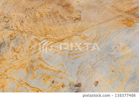 Senjojiki in Nanki Shirahama: Marble pattern of sandstone Senjojiki in Nanki Shirahama: Marble pattern of sandstone 138377486