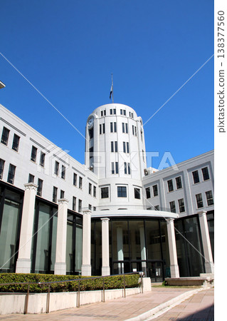 Kobe Customs building under a clear blue sky Kobe Customs building under a clear blue sky 138377560