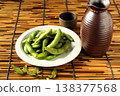 Edamame snack set 138377568