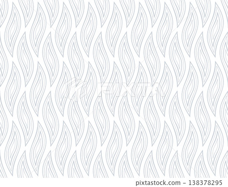 The geometric pattern with wavy lines. Seamless vector background. White and gray texture. Simple lattice graphic design The geometric pattern with wavy lines. Seamless vector background. White and gray texture. Simple lattice graphic design 138378295