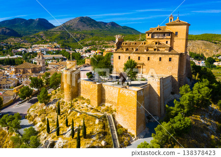 View of Caravaca de la Cruz cityscape 138378423