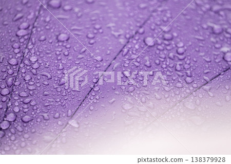 Raindrops on an umbrella, rainy season, rain image Raindrops on an umbrella, rainy season, rain image 138379928