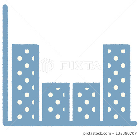 Simple graph icon, down, up, polka dot Simple graph icon, down, up, polka dot 138380707