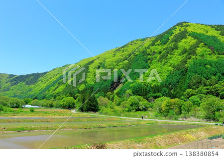 那川鎮的鄉村景觀；信州風景；信州的本質 138380854