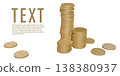 Illustration of stacking coins 138380937