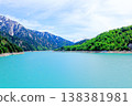 Kurobe Dam in May; Nature of Shinshu; Landscape of Shinshu; Scenery of Shinshu 138381981