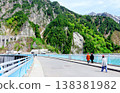 Kurobe Dam in May; Nature of Shinshu; Landscape of Shinshu; Scenery of Shinshu 138381982