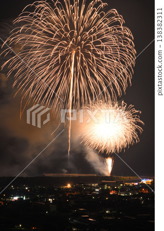 Fireworks in Ichikikushikino City 138382311