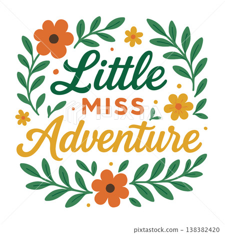 Little Miss Adventure - Design for Baby and Toddler T-Shirts and Gifts 138382420
