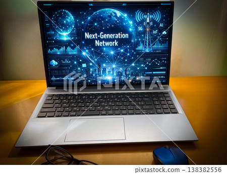 Next-generation network concept diagram Next-generation network concept diagram 138382556