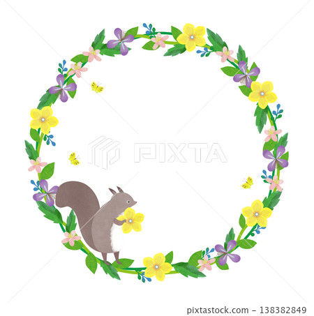 Flower frame Flower frame 138382849