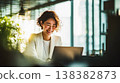 Relaxed business collaboration in a space surrounded by nature 138382873
