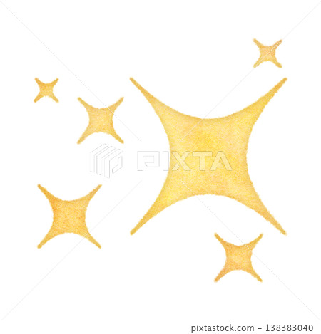 Star illustration watercolor painting 12 138383040